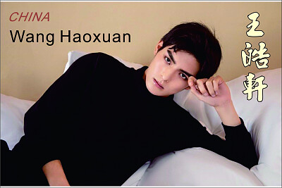 Chinese actor Wang Haoxuan