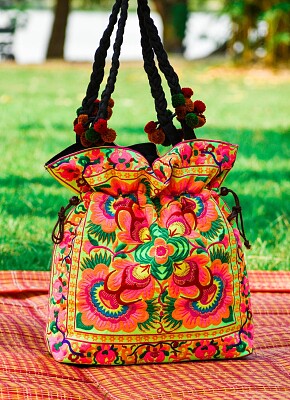 Etsy Colorful Cloth Bag