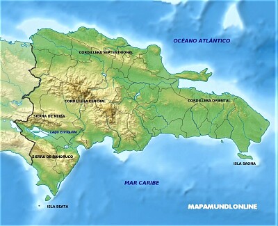 Mapa de la RepÃºblica Dominicana