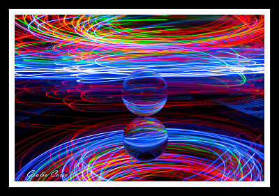 lens ball  colorata