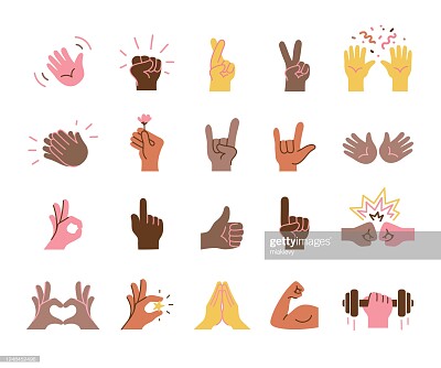 Hand emoji