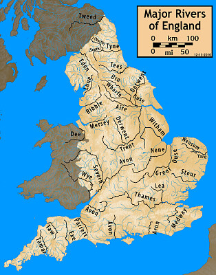 Major Rivers of England