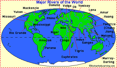 Major World Rivers