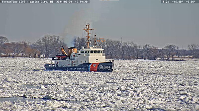 Biscayne Bay-104 USCG ice breaking
