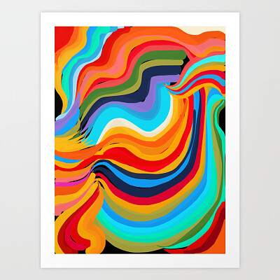 abstract rainbow