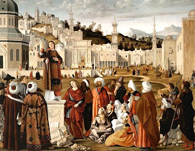 Carpaccio sermon d 'Etienne