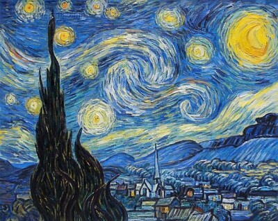 La noche estrellada de Van Gogh