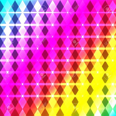 shiny abstract, bright rainbow colors