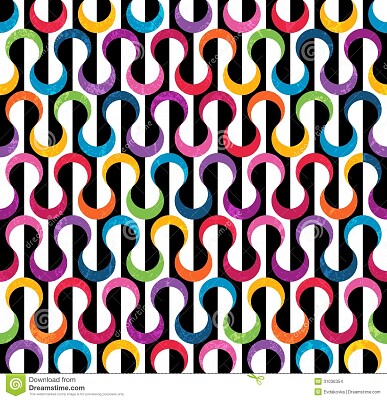 colored geometric pattern