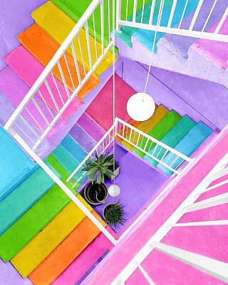 Colorful Staircase