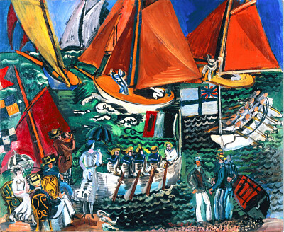 Dufy voiles orange