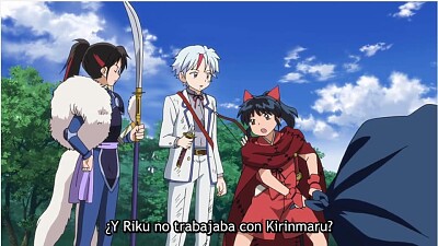 moroha dice que riku trabaja con kirinmaru hanyo no yashahime