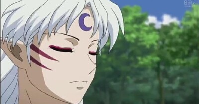 sesshomaru siente a setsuna hanyo no yashahime