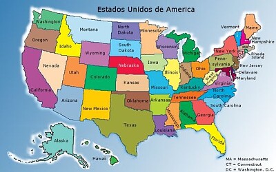 MAPA DE USA