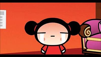 pucca se pone triste por no encontrar a garu pucca