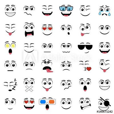 emoji happy faces