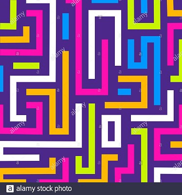 colorful maze puzzle