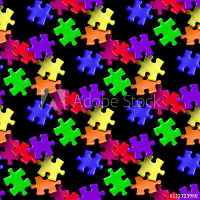 colorful puzzle pieces  2