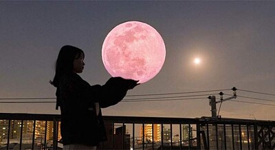 פאזל של La luna rosa