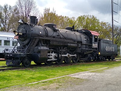 Engine 4003 at the Fort Smith Train Museum, AR