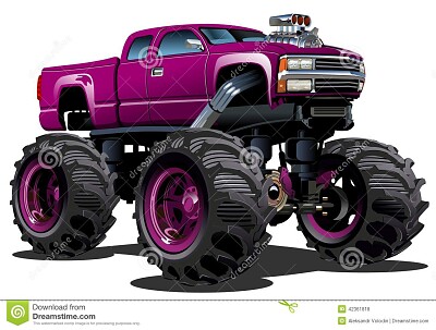 Cartoon Monster Truck 6