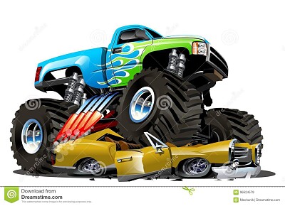 Cartoon Monster Truck.