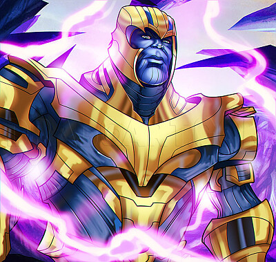 Thanos from Fortnite jigsaw puzzle