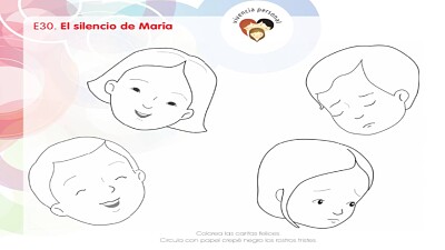 Primero de preescolar. Silencio de María