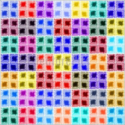 colored cubes