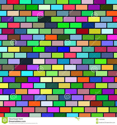 colorful brick