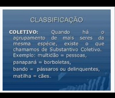 Substantivo Coletivo