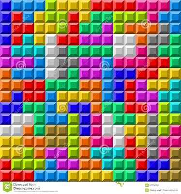 colorful tetris