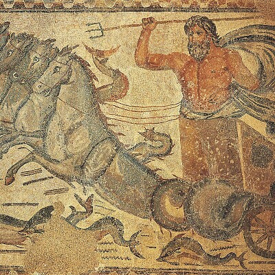 mosaico dios romano