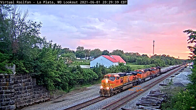 LaP BNSF at Sunset