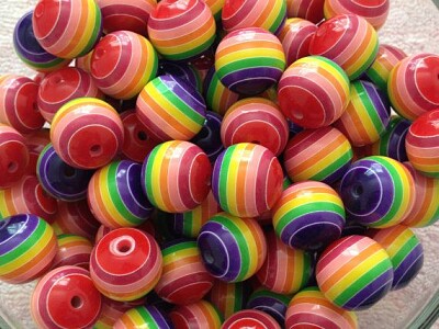 colorful beads