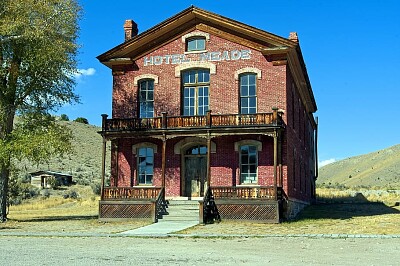 Old hotel Montana USA