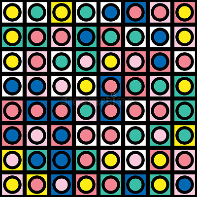 colorful bold circles