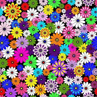 colorful flowers