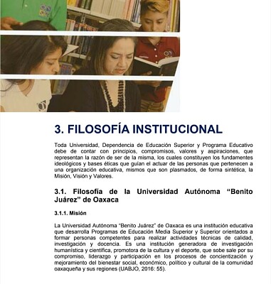 Filosofía de la Universidad Autónoma “Benito Juáre