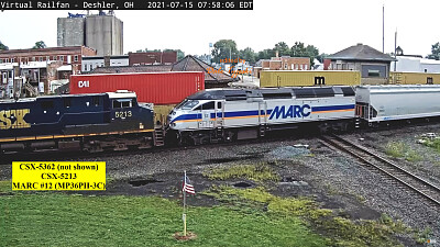 MARC #12 Deshler,OH/USA westbound