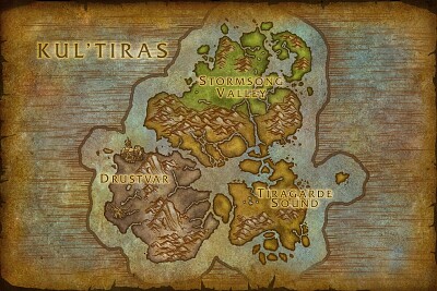 Kul Tiras Map