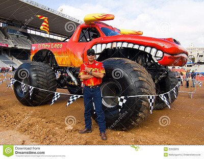 colorful monster truck