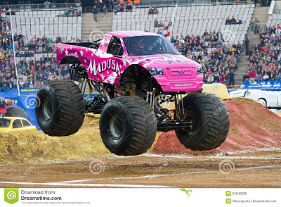 colorful monster truck