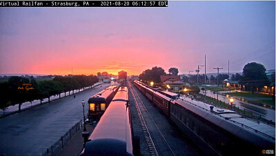 Sunrise at Strasburg Rail Road Company