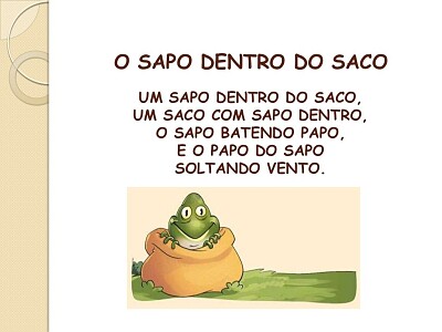 SAPO DENTRO DO SACO