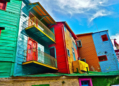 164.- CASAS COLORETEADAS