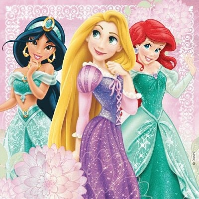 Jasmin, Rapunzel, Arielle