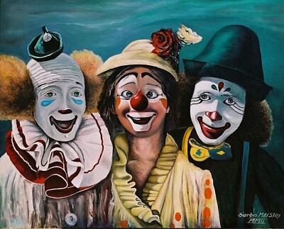 3 clowns