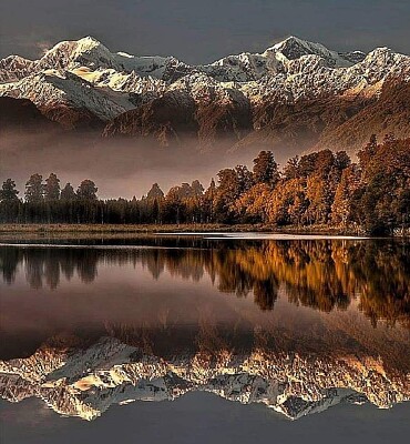 Lago Matheson-Nueva Zelanda