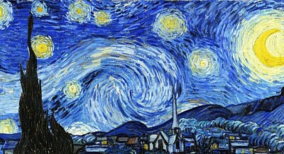 La noche estrellada-van gogh